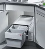 Hailo New Rondo 3, vestavěná rohová skříňka na odpadkový Náhled obrázku produktu 5