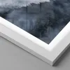 Gerahmtes Poster - Weißer Rahmen - Berge Nebel Bäume - Produktbild-Vorschau 2