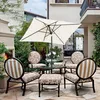 Sekey Sonnenschirm Balkon Gartenschirm Marktschirm  140×210 Produktbild-Vorschau 9