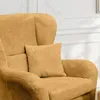 Ohrensessel mit Hocker Landhausstil Polster-TV-Lesesessel Produktbild-Vorschau 5