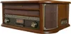A wooden stereo system with a retro design. Produktbild-Vorschau