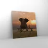 Bild auf Leinwand - Leinwandbild - Elefant Ufer Meer - Produktbild-Vorschau 4