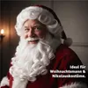 2 in 1 - Weihnachtsmannbart - Nikolausbart Bart weiß Weiss Produktbild-Vorschau 4