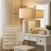 zestaw 2 lamp stołowych do salonu ceramiczne lampki nocne Podgląd zdjęcia produktu 10