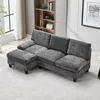 Merax Ecksofa L-Form 3-Sitzer mit Schlaffunktion, Produktbild-Vorschau 5