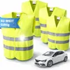 4x Sicherheitsweste gelb - Autozubehör - 2026 Unfallweste Produktbild-Vorschau 1