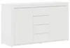 vidaXL Komoda, biela, 120 x 36 x 69 cm, drevotrieska Náhľad obrázku produktu 2