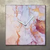 Wohnzimmer Leinwand Uhr Geräuschlos Küche 30x30 Farbiger, Produktbild-Vorschau 1