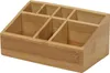 A wooden organizer with multiple compartments. Náhled obrázku produktu