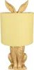 Clayre & Eef Tischlampe Kaninchen Ø 20x43 cm Goldfarbig Produktbild-Vorschau 1