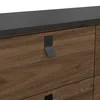 Rye Kommode 6 Schubladen mattschwarz, Walnuss Nachbildung. Produktbild-Vorschau 16