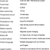 A list of technical specifications for a smartwatch. Náhled obrázku produktu