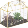 Terrarium roślinne Relaxdays, szkło i miedź, wymiary: Podgląd zdjęcia produktu 1