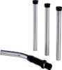 Vacuum cleaner extension tubes and a curved wand with a black handle are arranged on a white background. Podgląd zdjęcia produktu