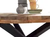 Esstisch - Anthrazit - Braun - Mangoholz massiv - Produktbild-Vorschau 6