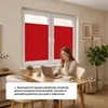 Estika Plisé roleta bez vrtání - 50 x 150 cm - Červená - Náhled obrázku produktu 4