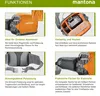 Mantona 20583, Pokrowiec na pas, Dowolna marka, Szary, Podgląd zdjęcia produktu 4