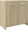 vidaXL Spodní skříňka pod umyvadlo Sonoma dub 60x33x60 cm Náhled obrázku produktu 1