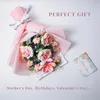 Gehäkelter Blumenstrauß, Blumenstrauß Künstlich - Rosen und Produktbild-Vorschau 3