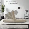 Fauteuil relax Snooze, 2 en 1, velours, réglable en 14 Voir les images du produit 5