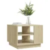 vidaXL Stolik kawowy dąb sonoma 55x55x43 cm materiał Podgląd zdjęcia produktu 11