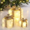 HI LED-Geschenkboxen mit Goldenen Schleifen 3 Stk. Produktbild-Vorschau 2