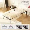 KUTAS Klassische Betten 90x200, Metallbett Schwarz mit 32 Produktbild-Vorschau 16