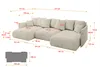 ALTDECOR Ecksofa in U-Form mit Schlaffunktion und Produktbild-Vorschau 6