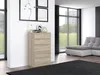 Malwa Kommode Schrank Für Wohnzimmer Schlafzimmer Sonoma Produktbild-Vorschau 12