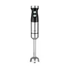 A studio shot of a silver and black immersion blender against a white background. Produktbild-Vorschau