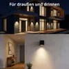 Grafner Aluminium Wandlampe schwarz, mit nach unten Produktbild-Vorschau 6