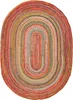 Naturfaser Teppich Handgefertigt Jute Salsa Bunt Oval, Produktbild-Vorschau 5