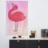 Mr. & Mrs. Panda Wandtuch Flamingo Stolz - Aquarell Pink - Produktbild-Vorschau 3