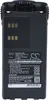 The back of a black battery pack for a radio. Náhled obrázku produktu