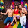 Pailletten-Hut Regenbogen-Damenhut bunt Produktbild-Vorschau 4