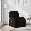 The Living Store Massagesessel Schwarz Samt Produktbild-Vorschau 2