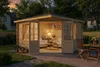 Alpholz 5-Eck Gartenhaus Monica Royal aus Massiv-holz, Produktbild-Vorschau 7