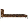 The Living Store Bettgestell Räuchereiche 140x200 cm Produktbild-Vorschau 6