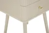 Mauro Ferretti Nachttisch Shy Weiß Gold 34x37,5x59 cm Produktbild-Vorschau 7