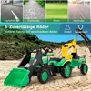 Trettraktor, Kindertraktor mit Anhänger & Schaufel & Produktbild-Vorschau 6
