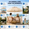Ombrellone Fleau Goods -ombrellone da spiaggia/giardino Anteprima dell’immagine prodotto 7
