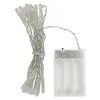 A string of LED lights with a battery pack. Produktbild-Vorschau