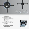 Klarstein Illuminosa 4 plynová varná doska - 4 horáky Náhľad obrázku produktu 6