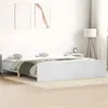 vidaXL Rám postele s čelem a podnožkou bílý 160x200 cm Náhled obrázku produktu 2
