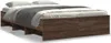 vidaXL Bettgestell ohne Matratze Braun Eiche 140x190 cm Produktbild-Vorschau 1