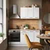 Singleküche Vicco R-Line Weiß Hochglanz/Weiß 160 cm mit Produktbild-Vorschau 3