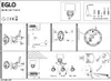 Instruction manual for a wall-mounted light fixture. Produktbild-Vorschau