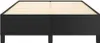 vidaXL Bettgestell ohne Matratze Schwarz 120x200 cm Produktbild-Vorschau 4