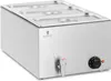 Royal Catering Bain Marie - 600 W - 3 GN 1/3 - Ablasshahn Náhled obrázku produktu 1