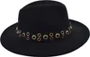 Seeberger Wollfilz Fedora in schwarz